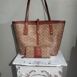 Authentic Coach Bag and Matching Wallet